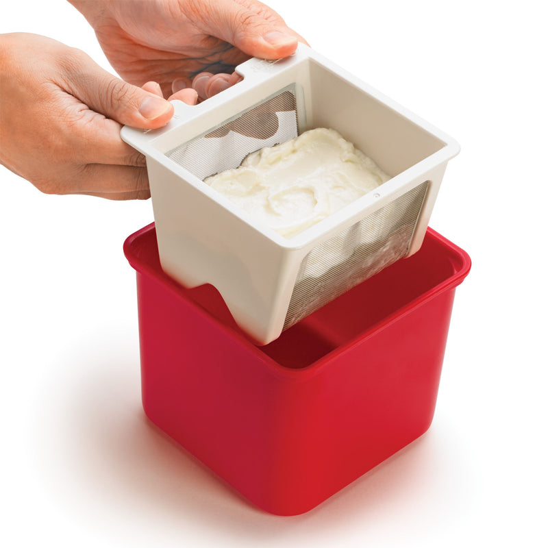 Joghurt- und Frischkäsebereiter, rot