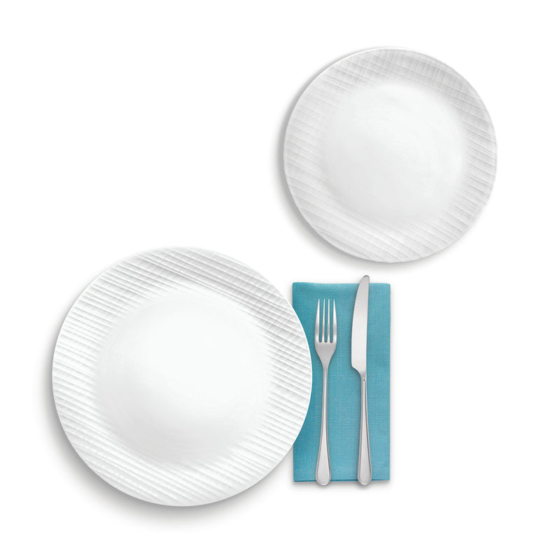 Speiseteller klein, Linen Weave