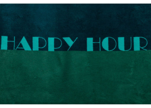 Wohndecke "Happy Hour" tannengrün / 200x150 cm