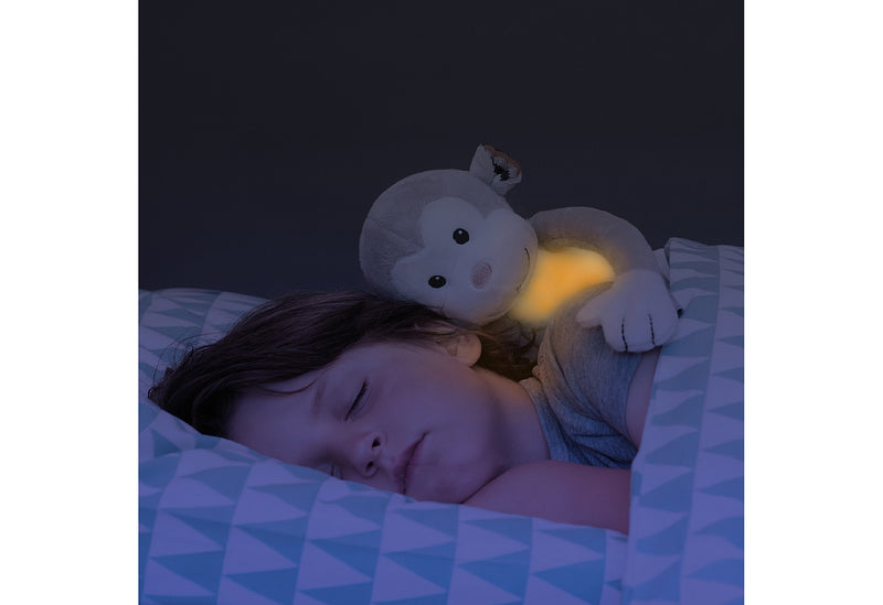 ZAZU Kuscheltier-Nachtlicht mit Musik Max der Affe