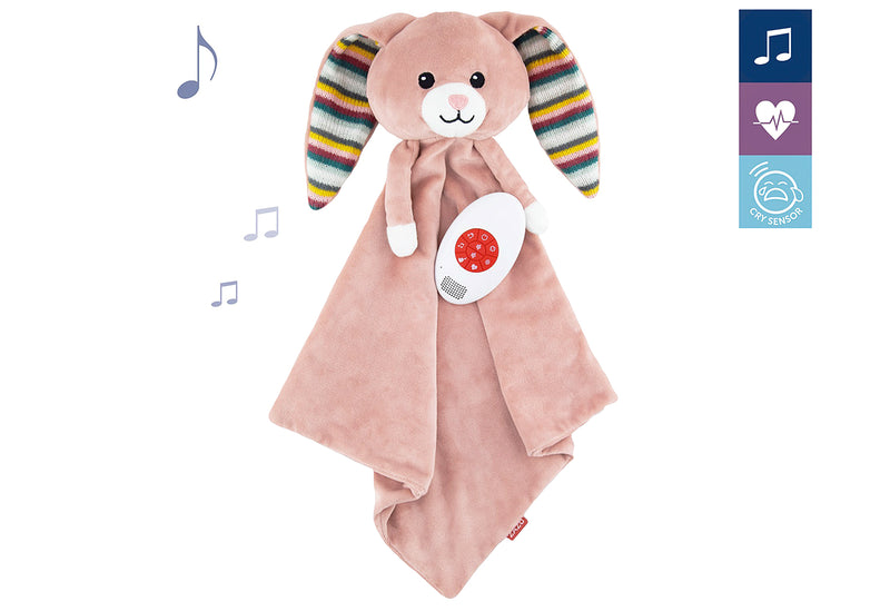 ZAZU Kuscheltuch mit Herztönen + Melodien Becky