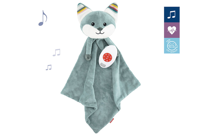 ZAZU Kuscheltuch mit Herztönen + Melodien Felix