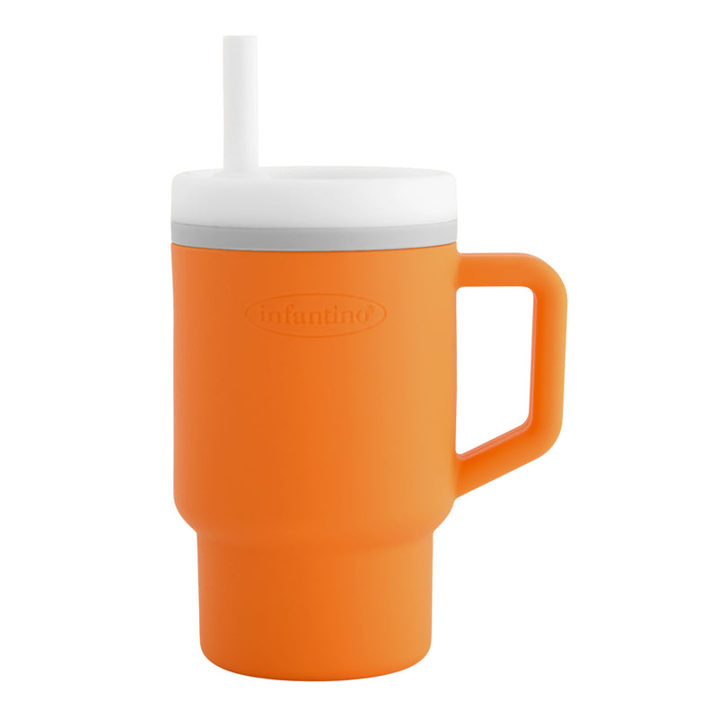 INFANTINO Trinkbecher 266ml my first Tumbler orange