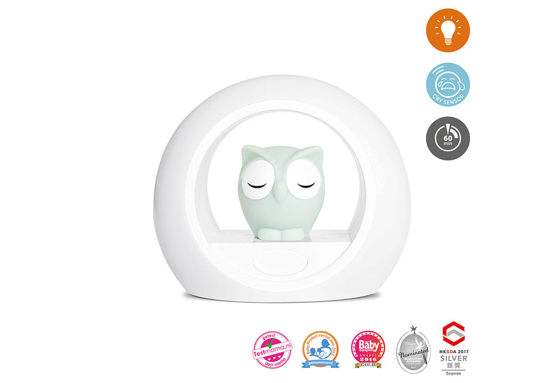 ZAZU Nachtlicht Lou die Eule weiß/grau