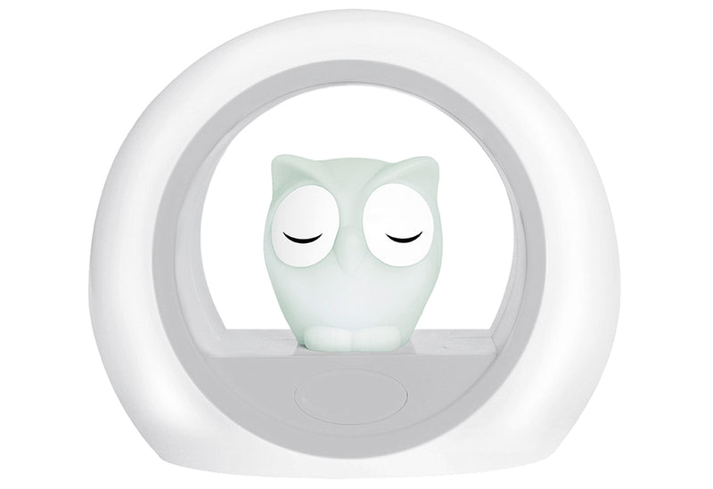 ZAZU Nachtlicht Lou die Eule weiß/grau