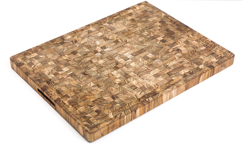 Butcher Block mit Saftrinne, L
