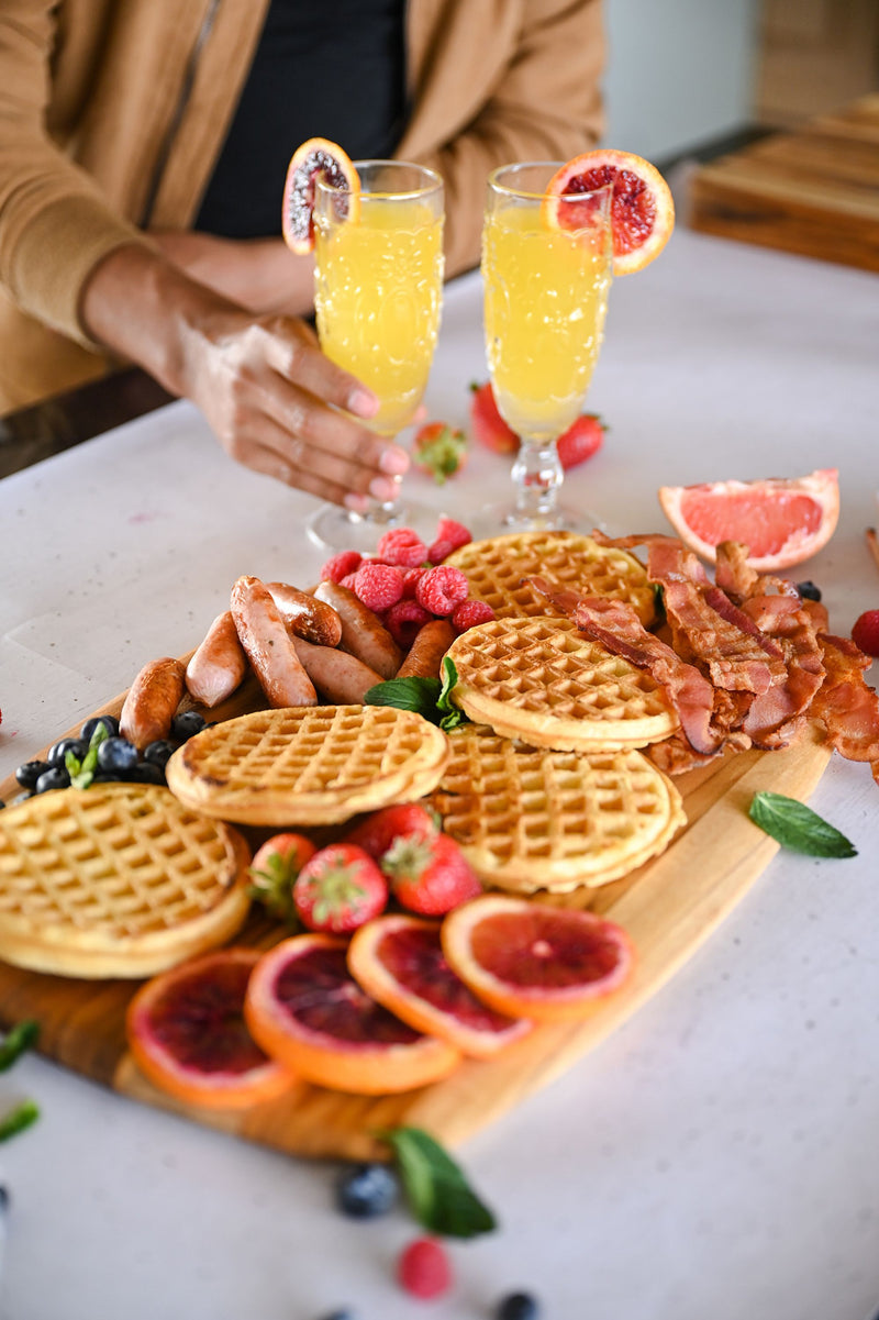 Elegantes Rechteckiges Servier&Schneidebrett  (M)