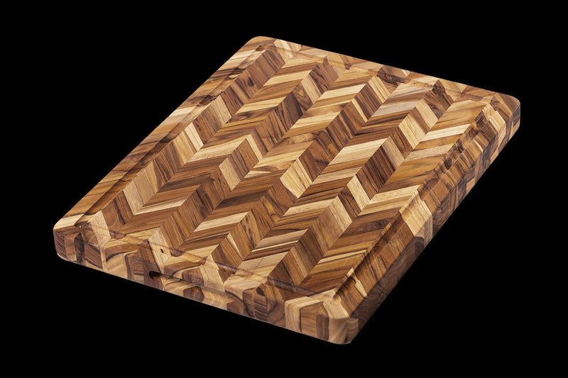 Herringbone Schneidebrett Extradick (M)