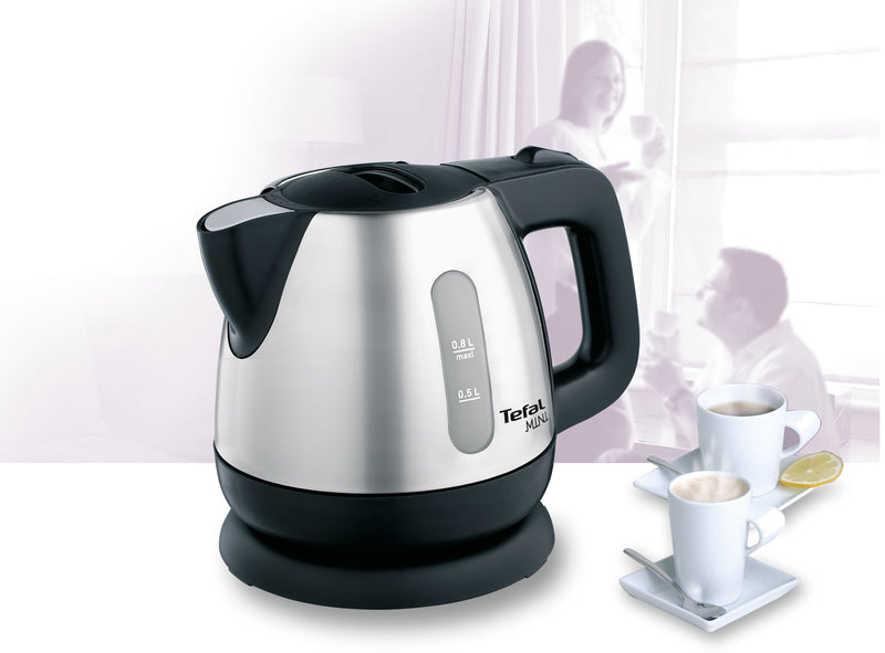 TEFAL BI8125 Wasserkocher mini 0,8l 2200W Edelstahl/schwarz