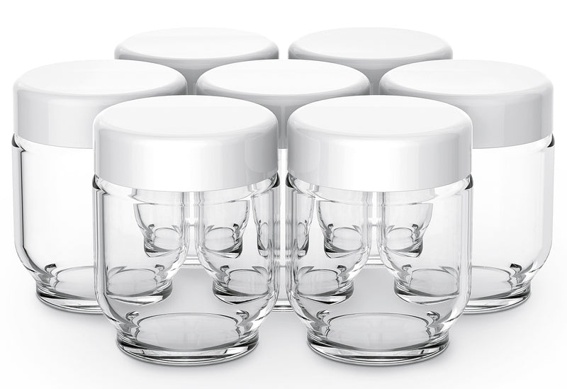 MOULINEX Joghurtbereiter YG2295 Yogurteo 7Gläser a 160ml rot/weiß