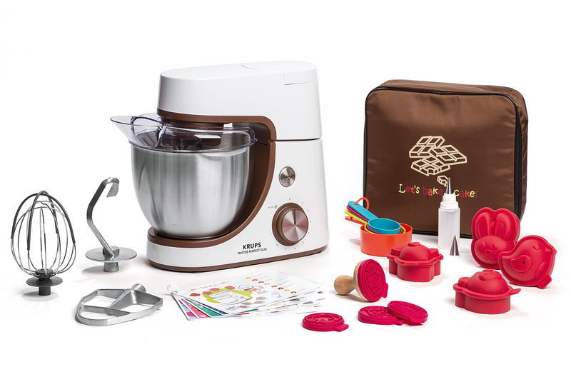 KRUPS KA51K111 Küchenmaschine MasterPerfect Duo 1100Watt weiss