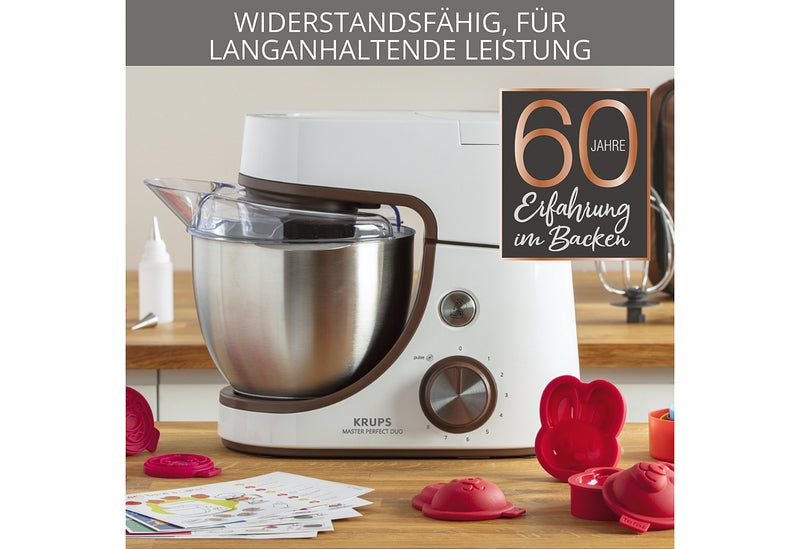 KRUPS KA51K111 Küchenmaschine MasterPerfect Duo 1100Watt weiss