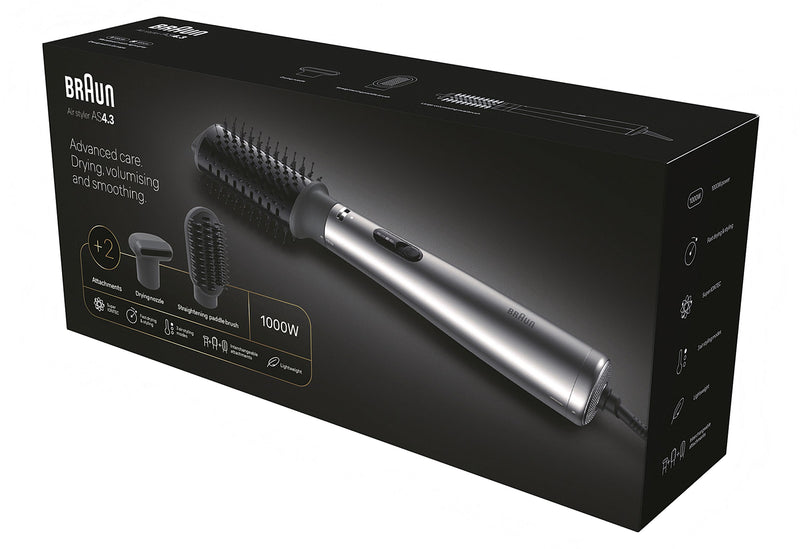 BRAUN Warmluftbürste AS4.3 1.000 W silber