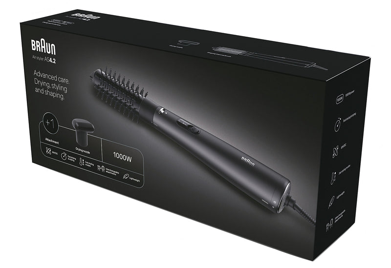 BRAUN Warmluftbürste AS4.2 1.000 W schwarz