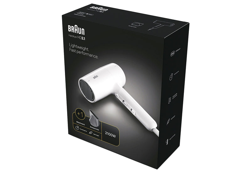 BRAUN Hartrockner HD2.1 2.100 W weiss