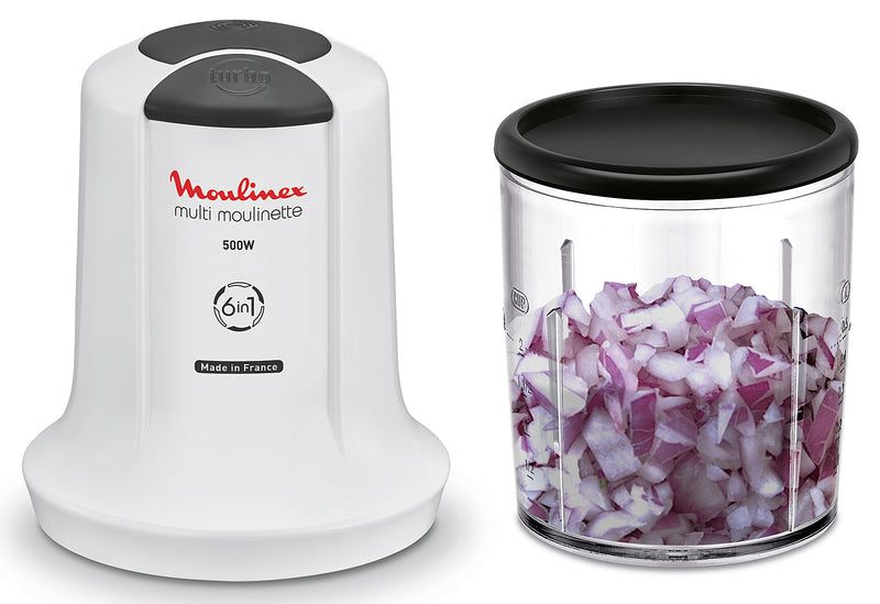 MOULINEX Zerkleinerer AT7231 Multi Moulinette 500W weiss