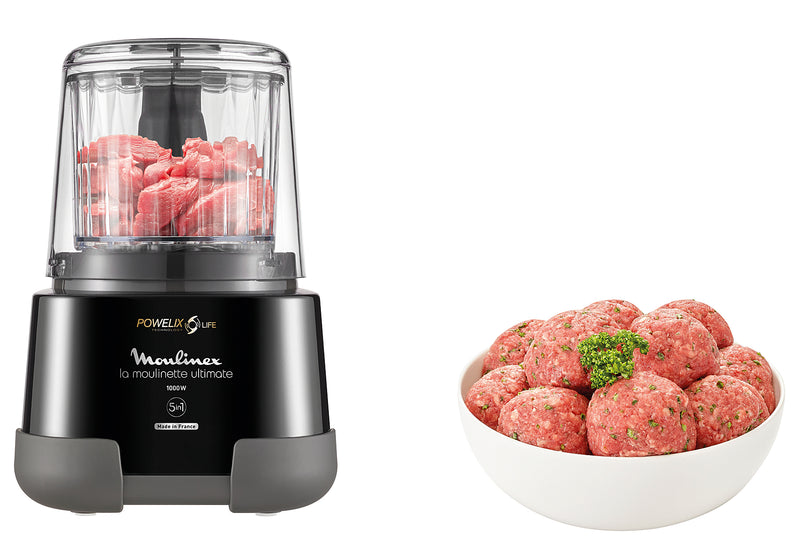 MOULINEX Zerkleinerer DP8108 Moulinette Ultimate 1000W schwarz