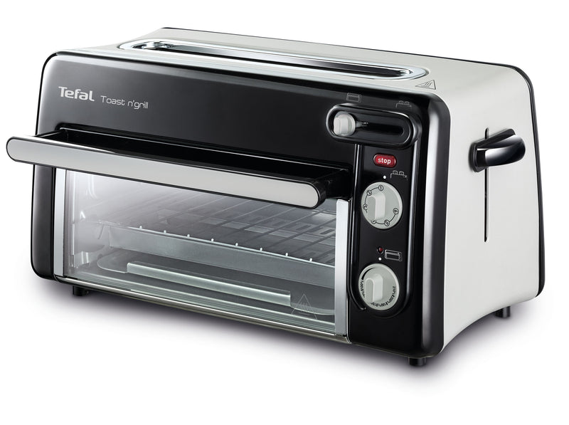 TEFAL TL6008 2in1 Toaster und Miniofen  1300W schwarz/Alu matt