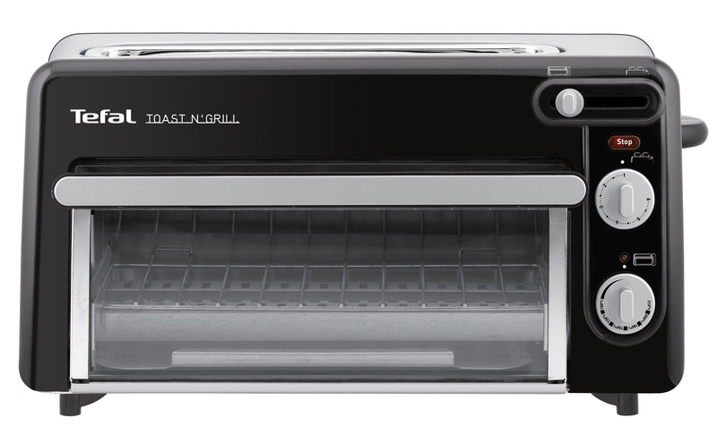 TEFAL TL6008 2in1 Toaster und Miniofen  1300W schwarz/Alu matt