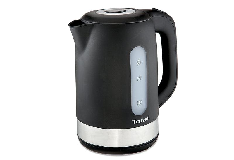 TEFAL Wasserkocher KO 3308 1,7 l 2400 Watt schwarz/Edelstahl