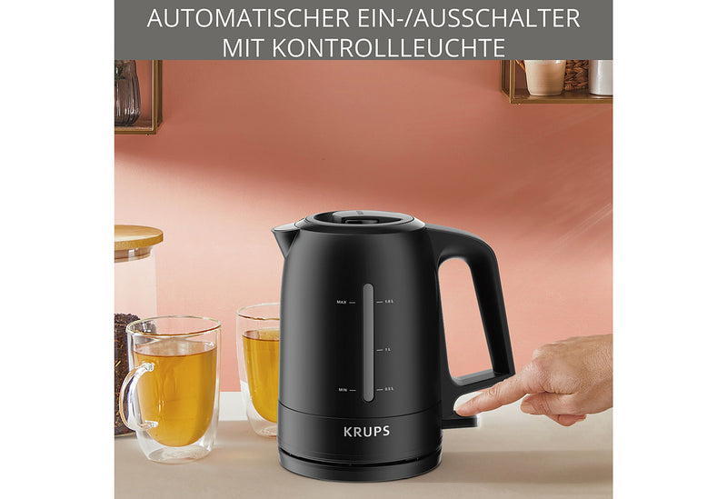 KRUPS Wasserkocher BW 2448  2200 W schwarz