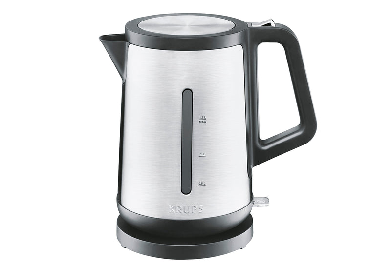 KRUPS Wasserkocher BW 442 1,7 l 2400 W Edelstahl/schwarz