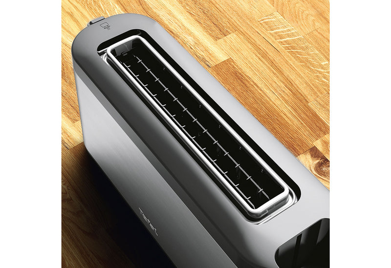 TEFAL Toaster TL4308 Element Langschlitz 1000W Edelstahl/schwarz