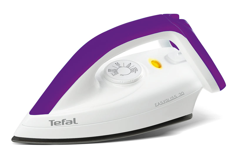 TEFAL Trockenbügeleisen FS 4030 emaillierte Bügelsohle 1200 Watt weiß/violett