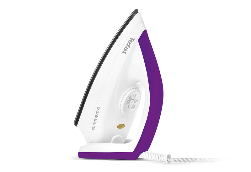 TEFAL Trockenbügeleisen FS 4030 emaillierte Bügelsohle 1200 Watt weiß/violett
