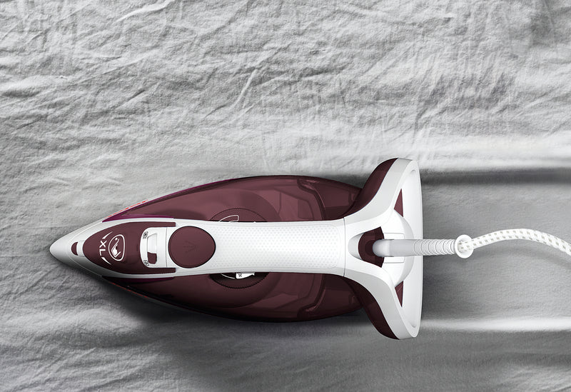 TEFAL Dampfbügeleisen FV5714 EasyGlis 2400W bordeaux/weiß