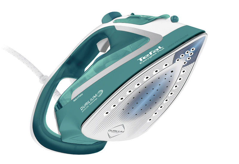 TEFAL Dampfbügeleisen FV5737 Easygliss Plus 2500Watt türkis/weiß