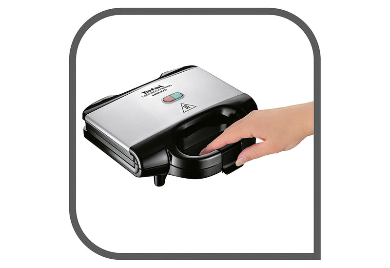 TEFAL Sandwichmaker SM 1552 2 antihaftbeschichtete Toastplatten 700 Watt