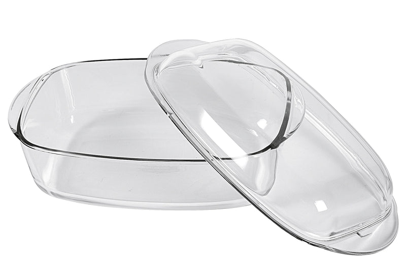 PYREX ESSENTIAL Kasserolle rechteckig Glas 3l+Deckel 1,5l