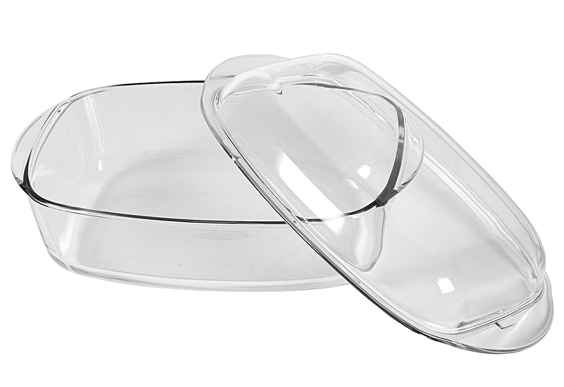 PYREX ESSENTIAL Kasserolle rechteckig Glas 3l+Deckel 1,5l