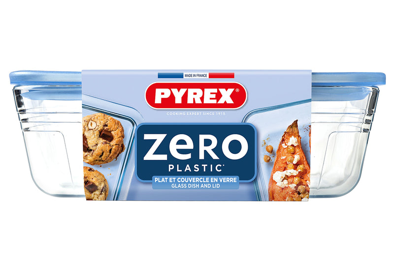 PYREX Zero Plastic Frischhaltedose mit Deckel 2,6l 24x19x8cm