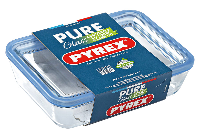 PYREX Zero Plastic Frischhaltedose mit Deckel 0,8l 19x14x5cm