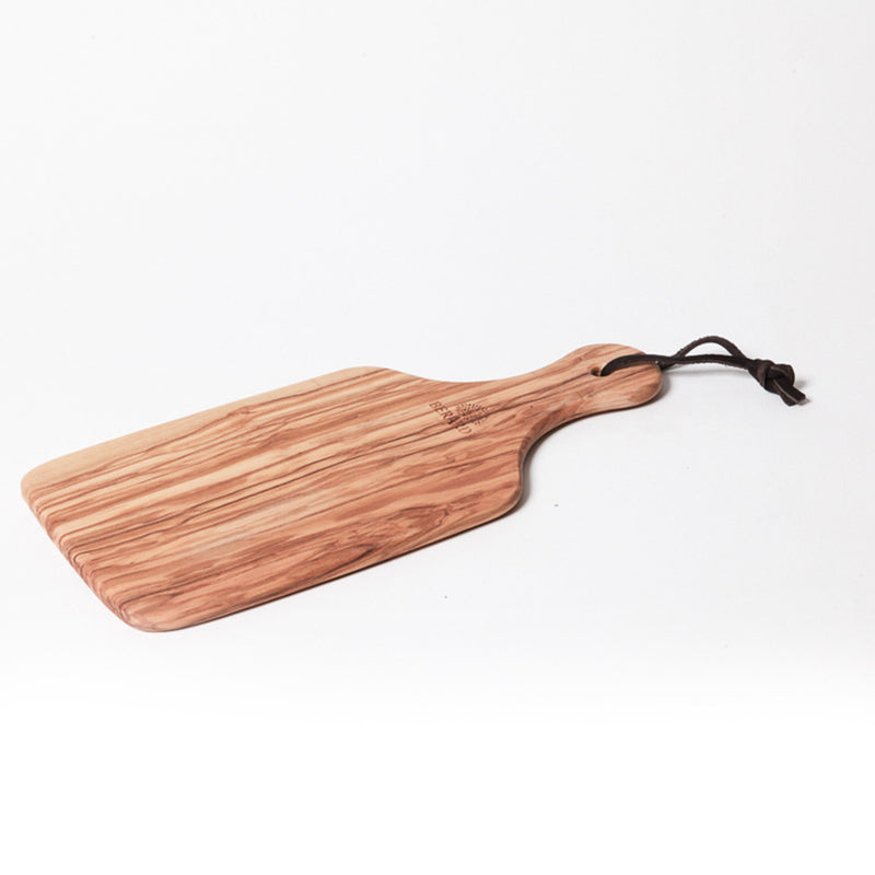 Schneidbrett mit Griff, 29 x 14 cm