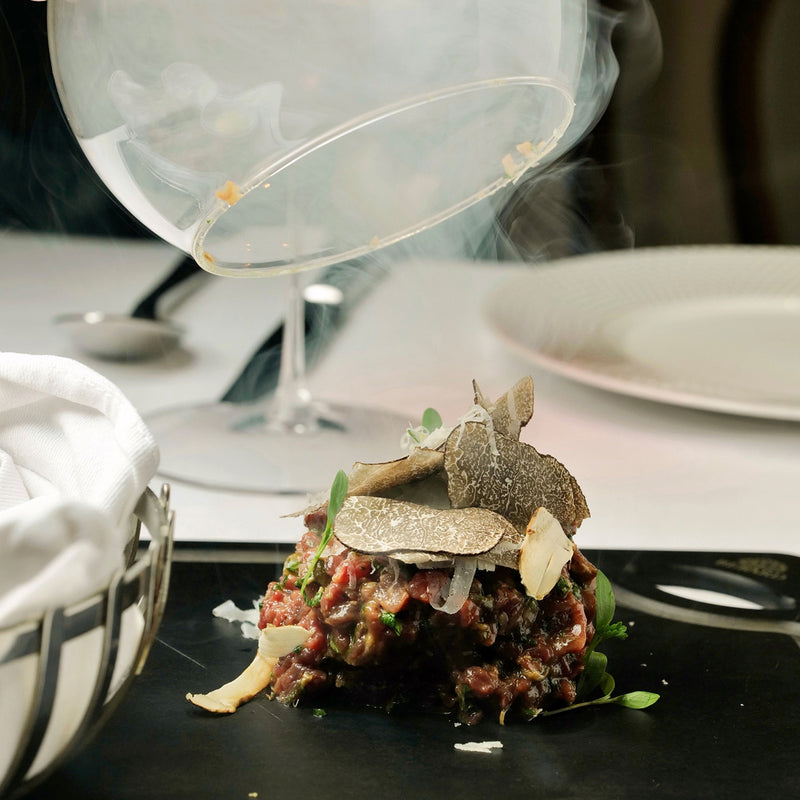 Holzfaser Schneidbrett "Bistro", grau,  34 x 24 x 0,6 cm