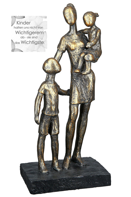Poly Skulptur"Mutter m.Kindern"