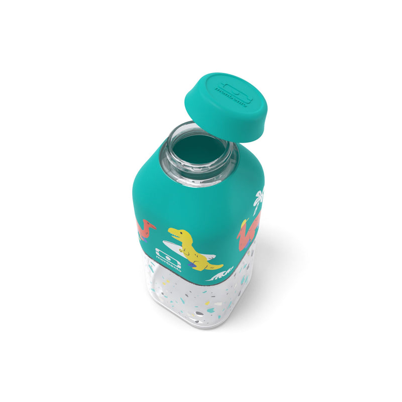 MONBENTO Trinkflasche Positive S Dino 330ml türkis