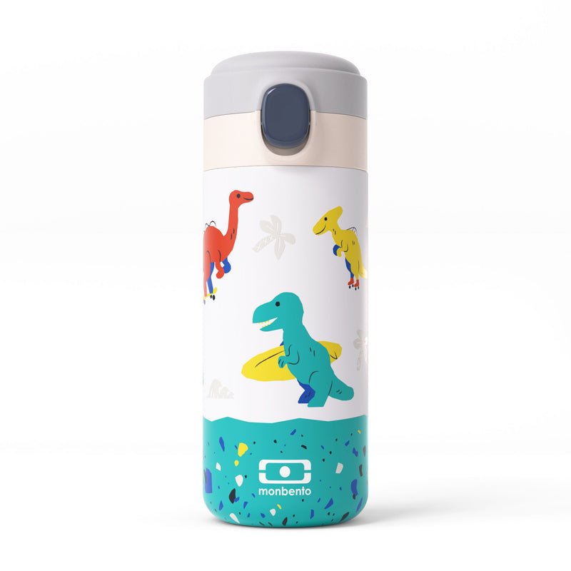 MONBENTO Isoflasche Pop Dino 360ml türkis