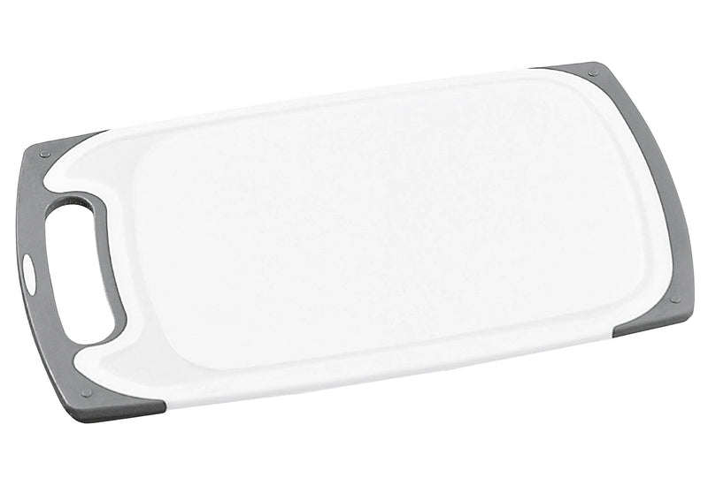 KESPER Schneidbrett antirutsch Kunststoff 40x24x1cm weiß/grau