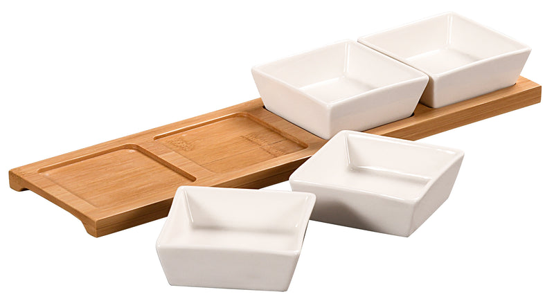 KESPER Tablett mit 4 Dipschalen FSC