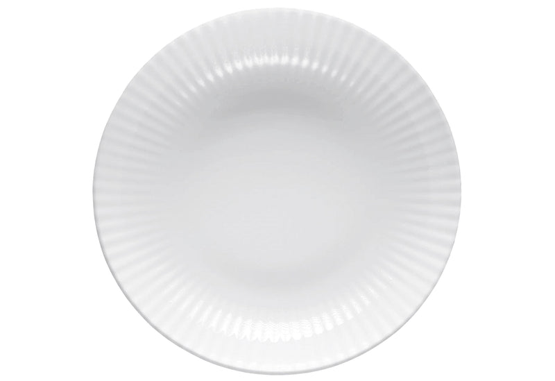 KRAUTHEIM & ADELBERG Teller tief Relief weiß 22cm 2Stück