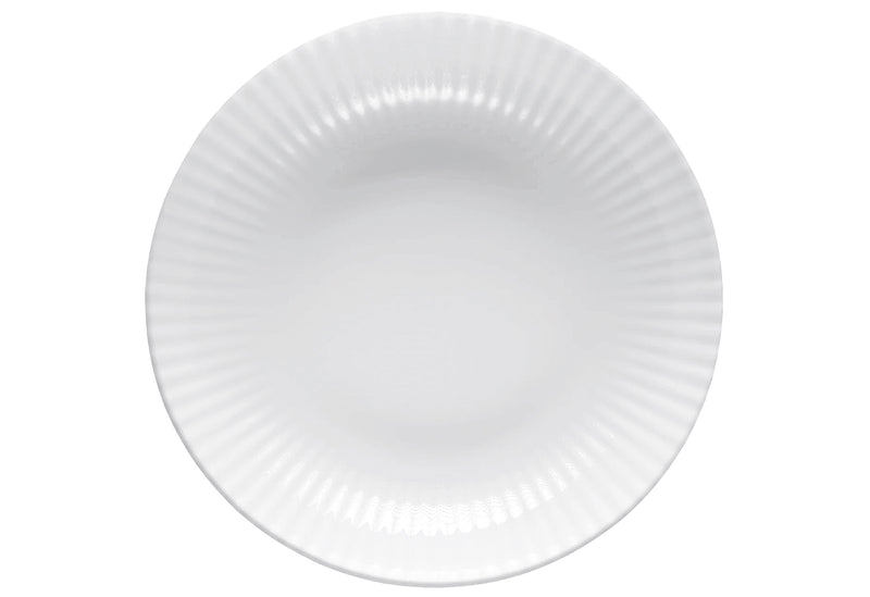 KRAUTHEIM & ADELBERG Teller tief Relief weiß 22cm 2Stück