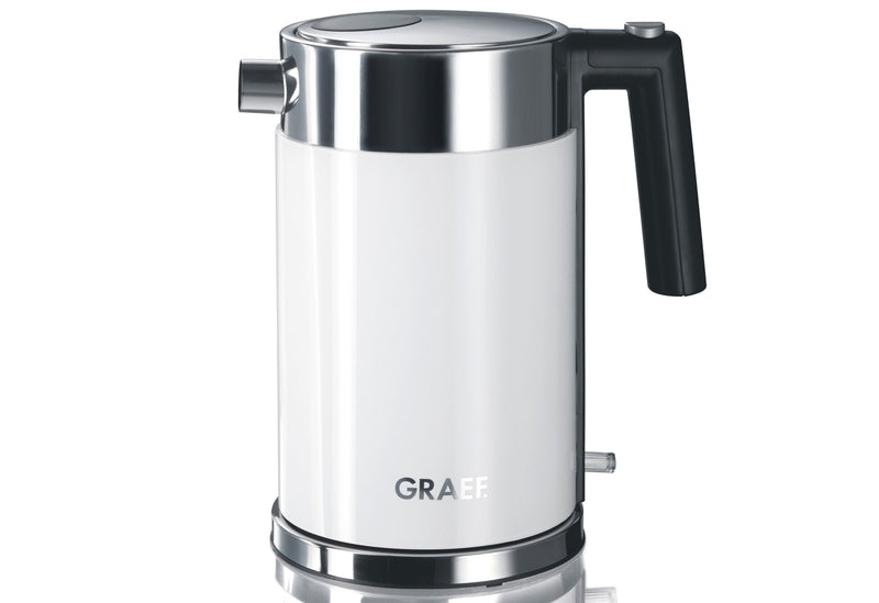 GRAEF Wasserkocher WK61EU 1,5 l 2000 W Edelstahl/weiß