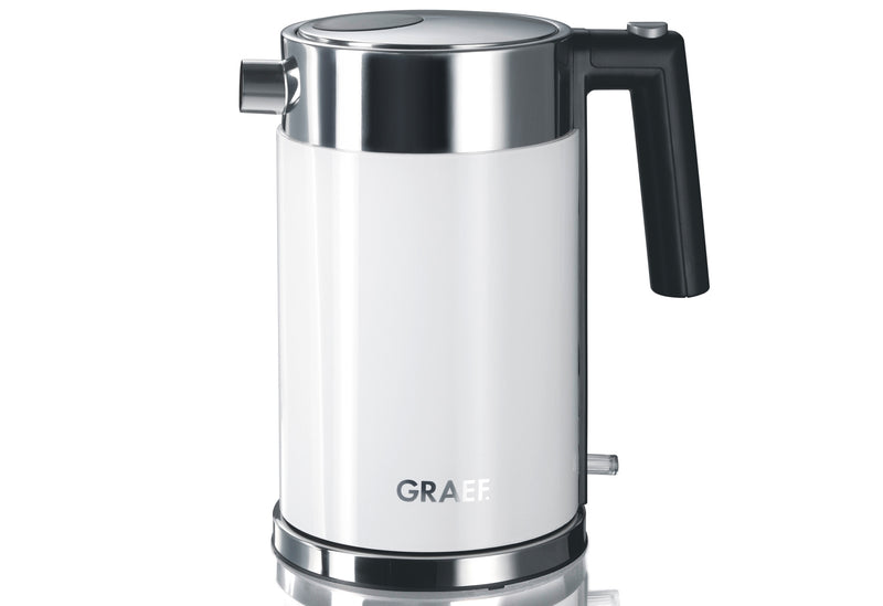 GRAEF Wasserkocher WK61EU 1,5 l 2000 W Edelstahl/weiß