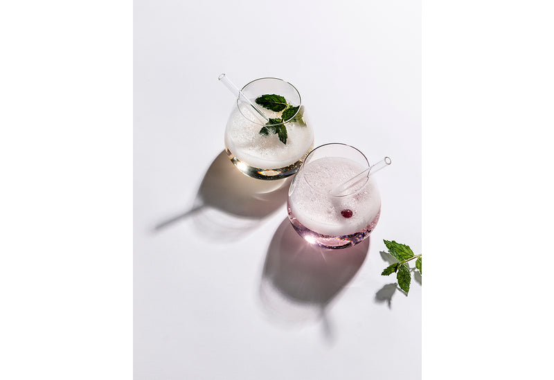 ZWIESEL GLAS Tumbler After Work Drink (4x Gr. 60 4x Glashalme Gr. 150 + Baumwollbürste)