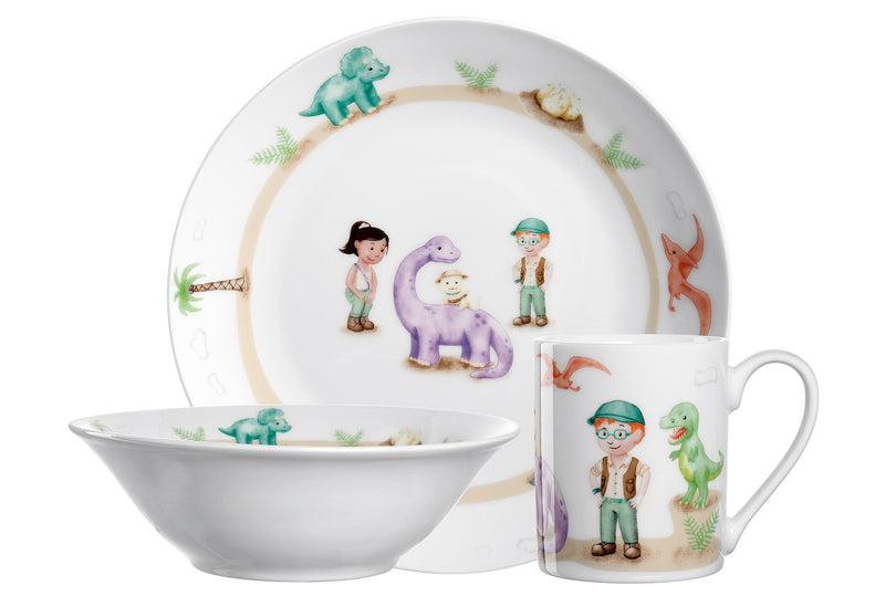 LEONARDO Kindergeschirr Dino 3tlg