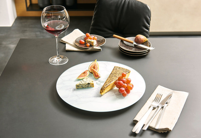 LEONARDO Servierplatte Turn Ø33cm  Marmoroptik